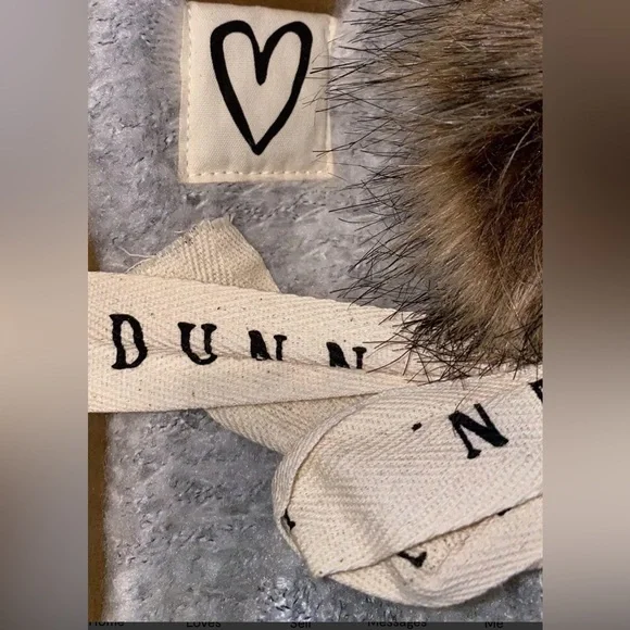 NEW Rae Dunn Love Hat & Scarf Set Gray - Picture 7 of 10